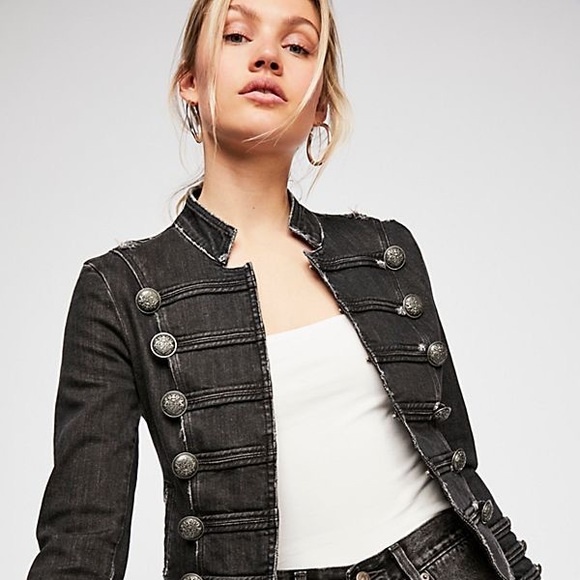 Free People Structured Military Jacket - Picture 4 of 7